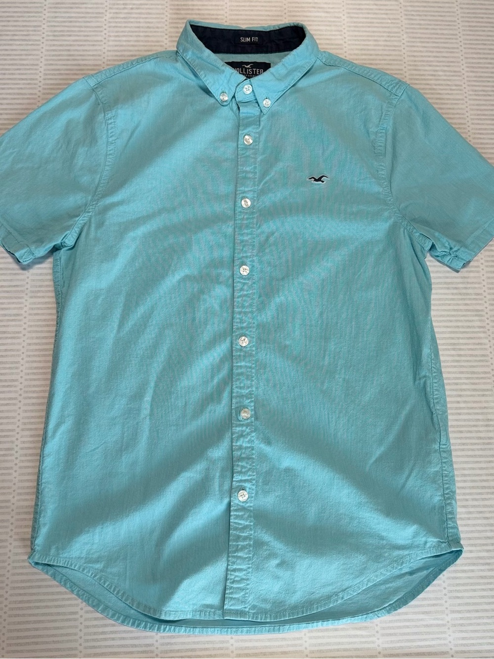 Lot of 3 Hollister California epic flex short Sleeve Button-Down Shirt size S